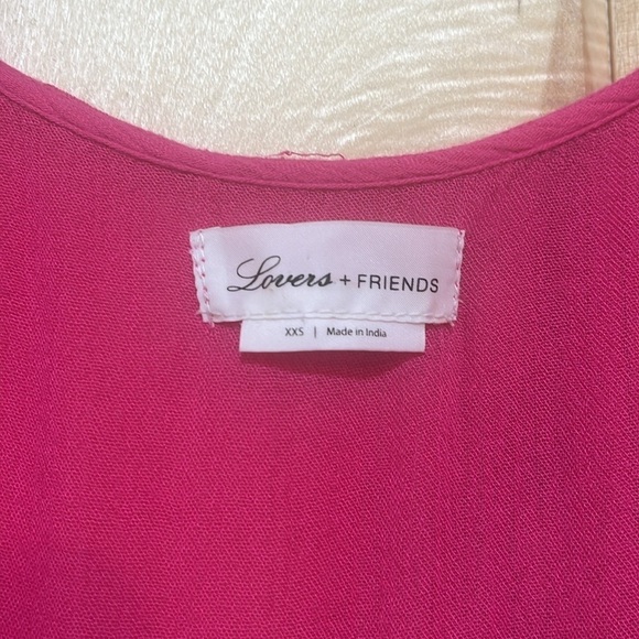 Lovers + Friends Hot Pink Crop Top‎ Size XXS - Picture 2 of 5